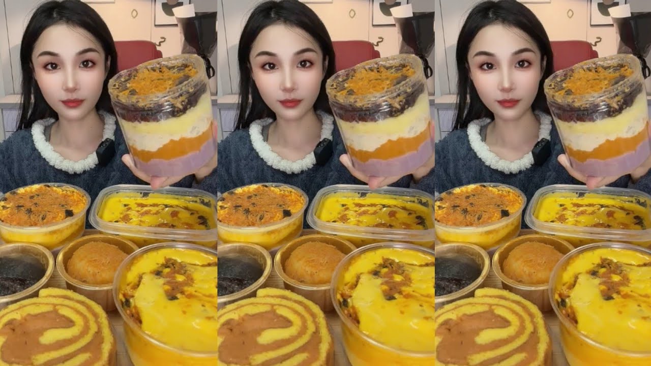 ASMR MUKBANG Jar Cake EATING SHOW|소리좋은 러가지 음식 먹방 모음이 팅쇼 리얼 사운드|大食い