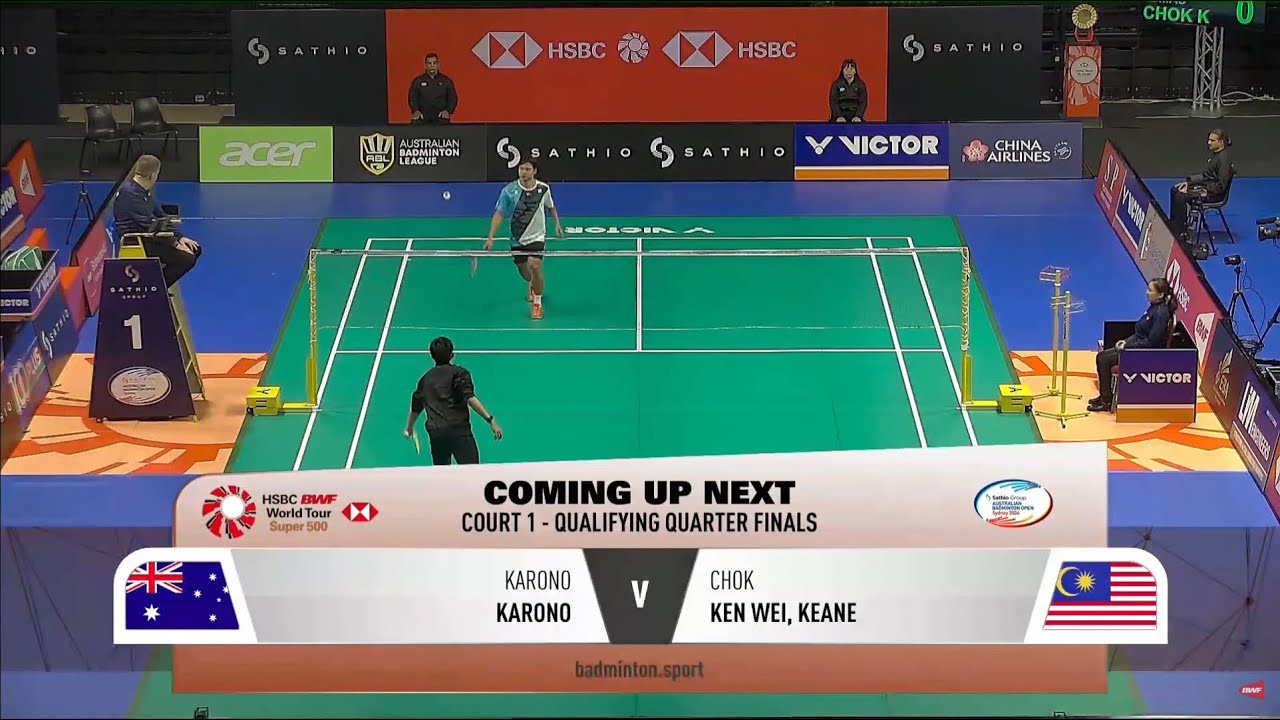 Badminton Highlights | AUSTRALIAN OPEN 2024: Karono Karono (AUS) vs. Teh Jin Hong (MAS) - R64