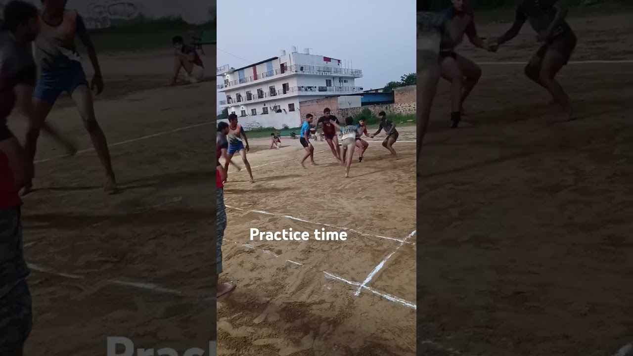 Practice time future fighters kabaddi academy