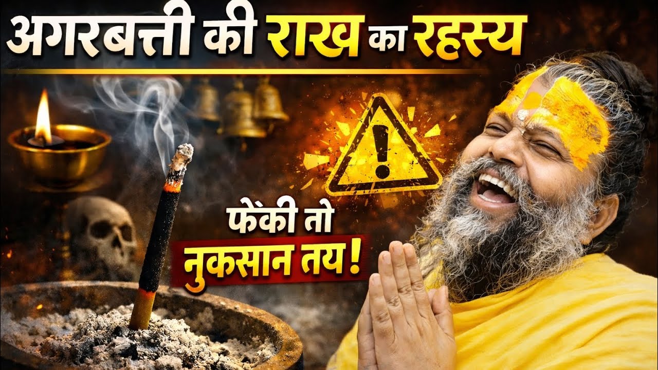 भूलकर भी अगरबत्ती की राख ना फेंके वरना परिणाम जानकार चौक जाओगे ! Premanand Ji Maharaj !