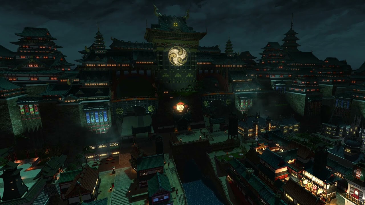 FFXIV Kugane OST 1h - Relaxing Ambient Music