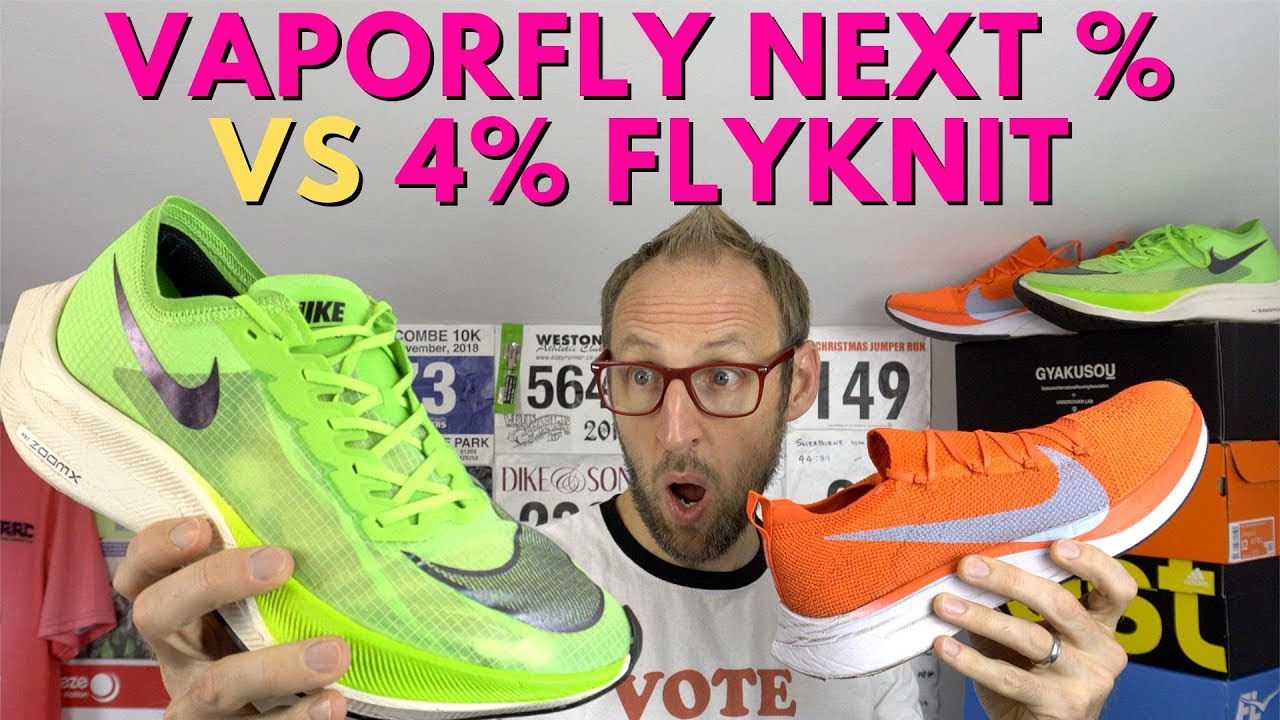 Nike Vaporfly Next % vs 4% Flyknit | Should you upgrade? | eddbud