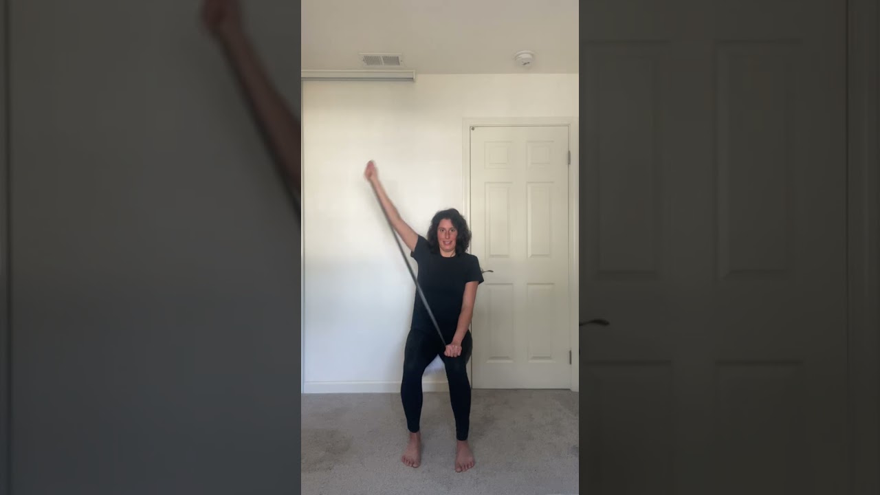 Examples of Arm Exercises with Theraband 