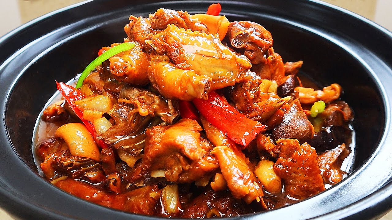 花80买只走地鸡，中午做墨鱼鸡煲，婆婆直夸太香了！