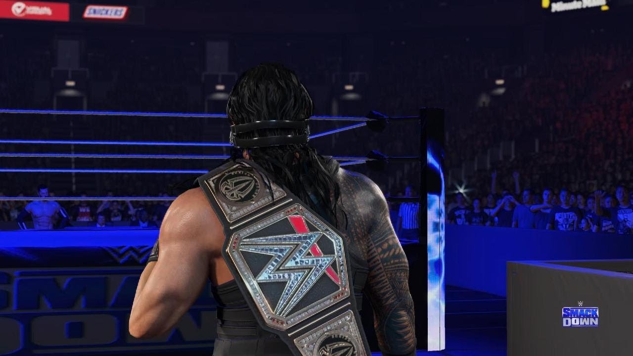 WWE 2K25 Roman regins vs finn balor wwe championship smackdown