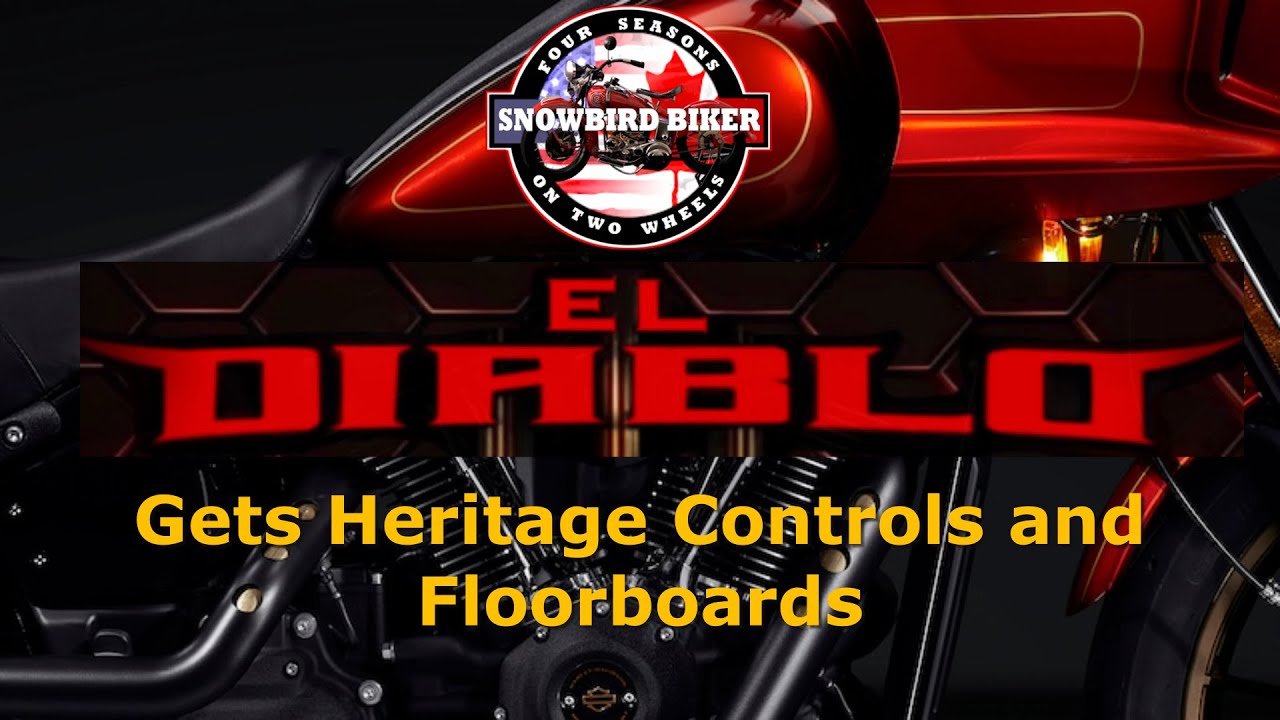 Installing Heritage Controls And Floorboards On A Low Rider ST El Diablo Parts list in description.