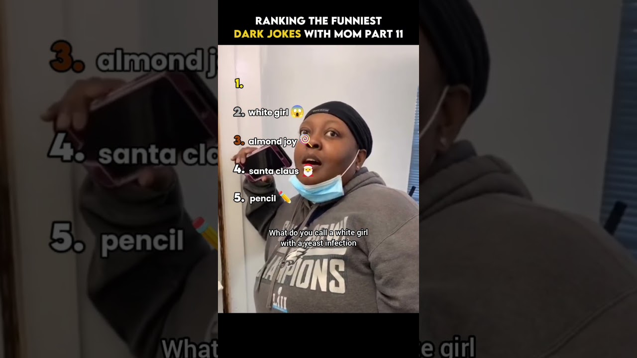 Ranking the Funniest Dark Jokes With Mom Part 11 😳😂 #shorts #funny #joke #darkhumor