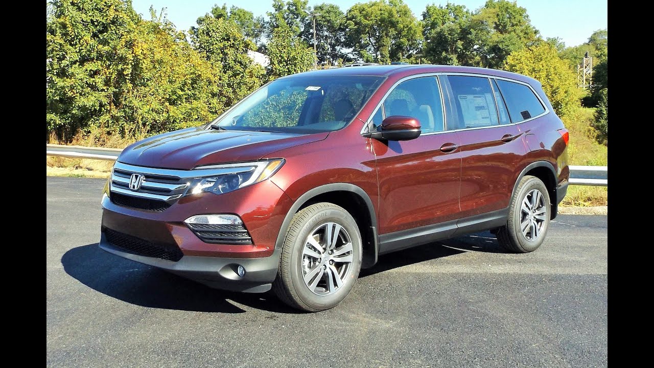 2016 Honda Pilot EX L AWD V6 Start Up, Review and Full Tour