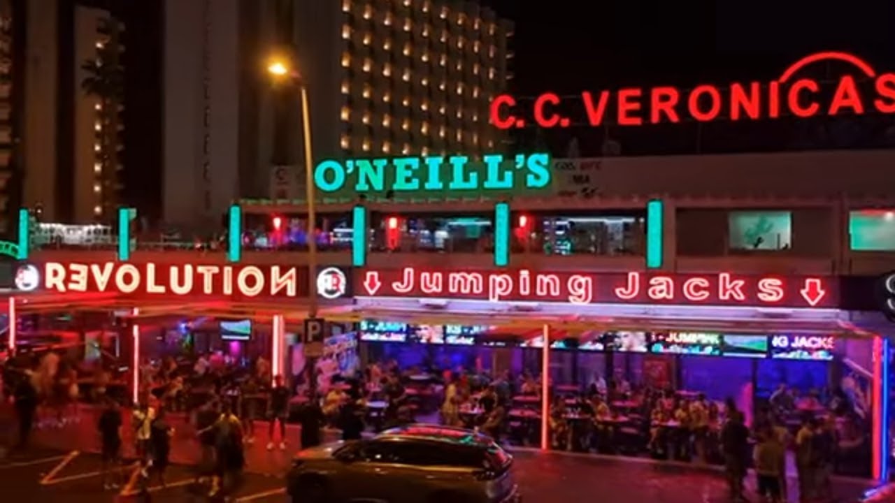 TENERIFE Las Americas - Veronicas Strip Midnight.......