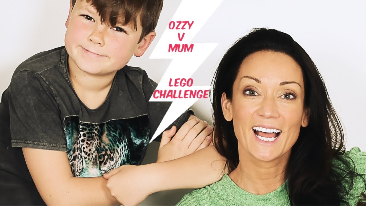 Ozzy set the lego challenge to find out who is the real champion in our house.