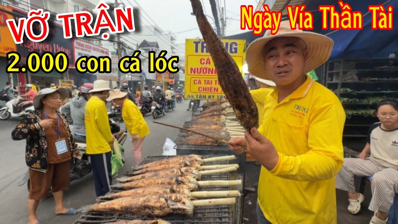 QUÁ KHỦNG 2.000 Con Cá Lóc Con Đường Tân Kỳ Tân Quý Ngày Vía Thần Tài Xuân Bính Ngọ 2026
