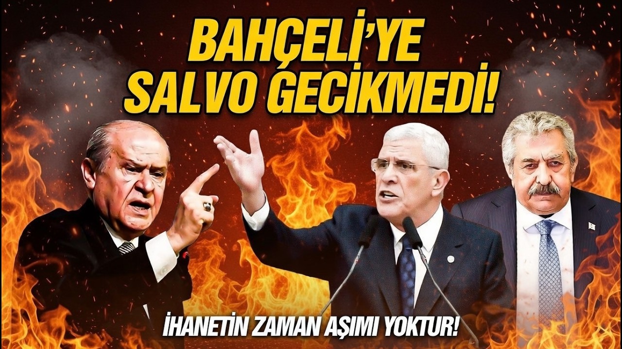 BAHÇELİ'YE SALVO GECİKMEDİ! 