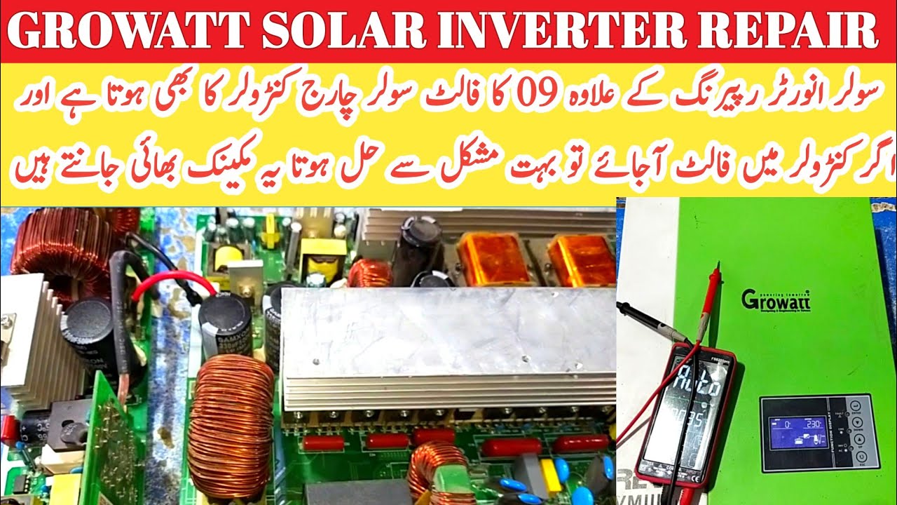 growatt inverter repair | growatt inverter fault 09 solution