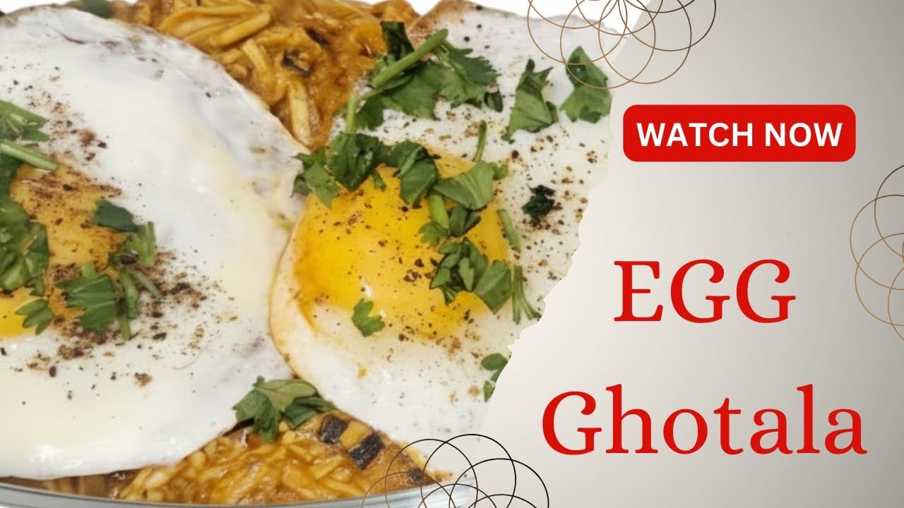 Egg Ghotala - Receipe