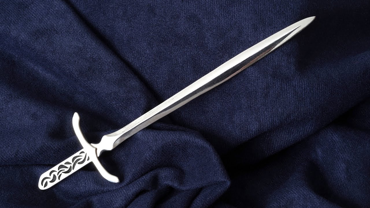 Making a Silver Sword Letter Opener with Scrap Silver