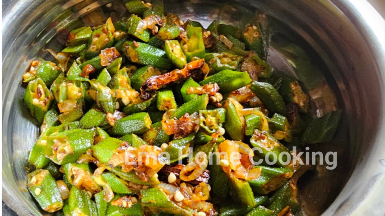 Resepi Mudah Bendi Goreng Pedas | Spicy Lady finger Stir Fry