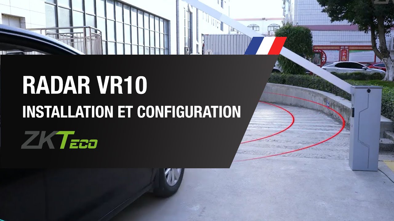 Installation et Configuration du radar Détecteur d'Obstacles VR10 - ZKTeco | By Demes