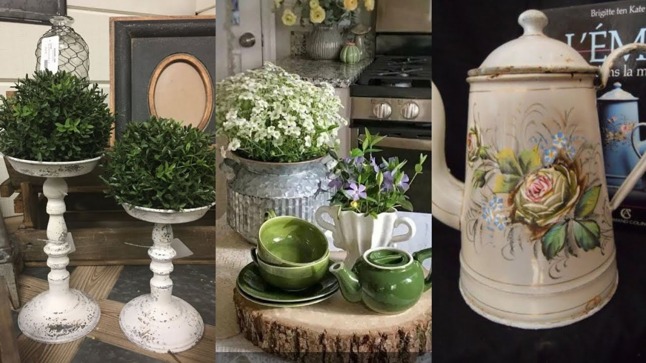 Thrifty Charm Decor Shabby Chic Vintage Rustic Home and Wall Hangings Decor Ideas DIY 