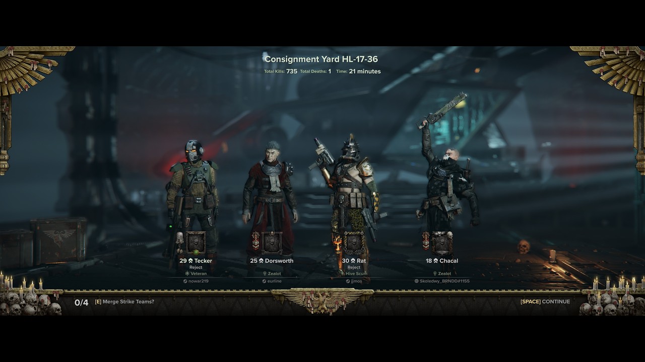 FROM WARHAMMER 40 000 DARKTIDE---CONSIGNMENT YARD HL - 17 - 36------Gamed by : nowar219