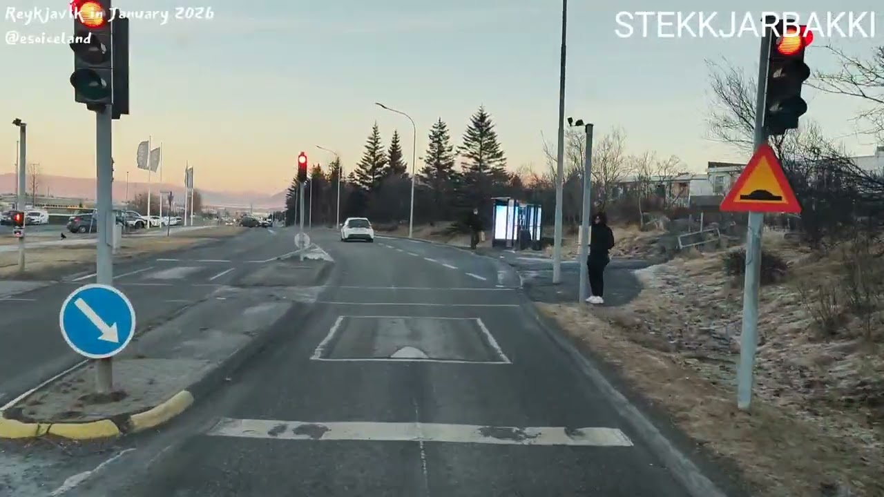 Driving Through Reykjavík | Mjódd Area & Port District Dashcam