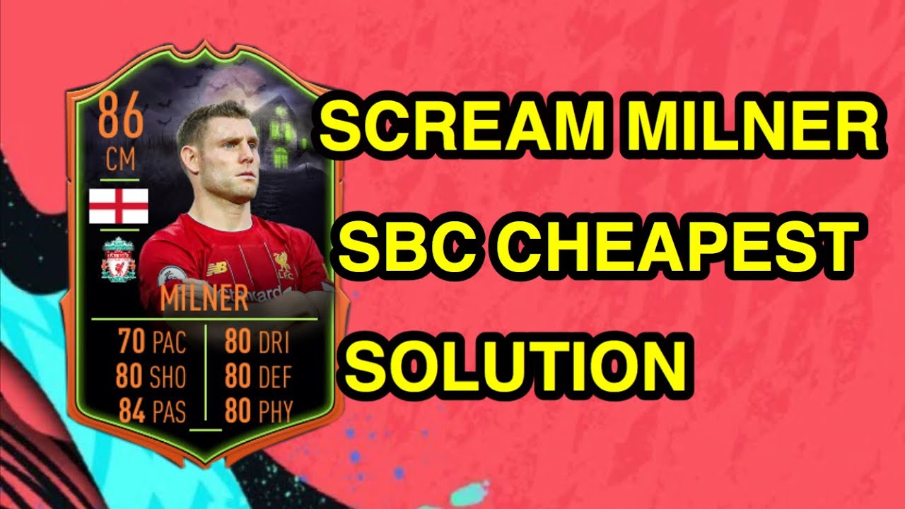 FIFA 20 SCREAM MILNER CHEAPEST SOLUTION | FIFA 20 SBC CHEAP | FIFA 20 ULTIMATE TEAM