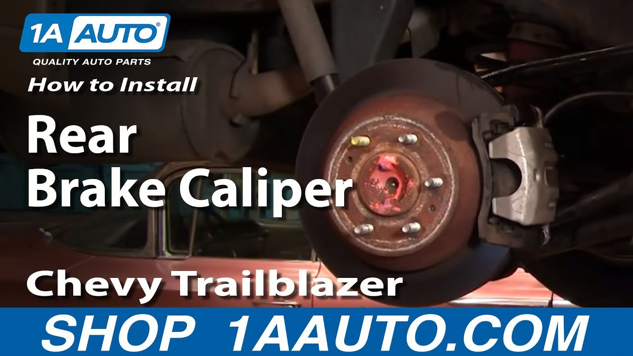 How To Replace Rear Brake Caliper 02-09 Chevy Trailblazer