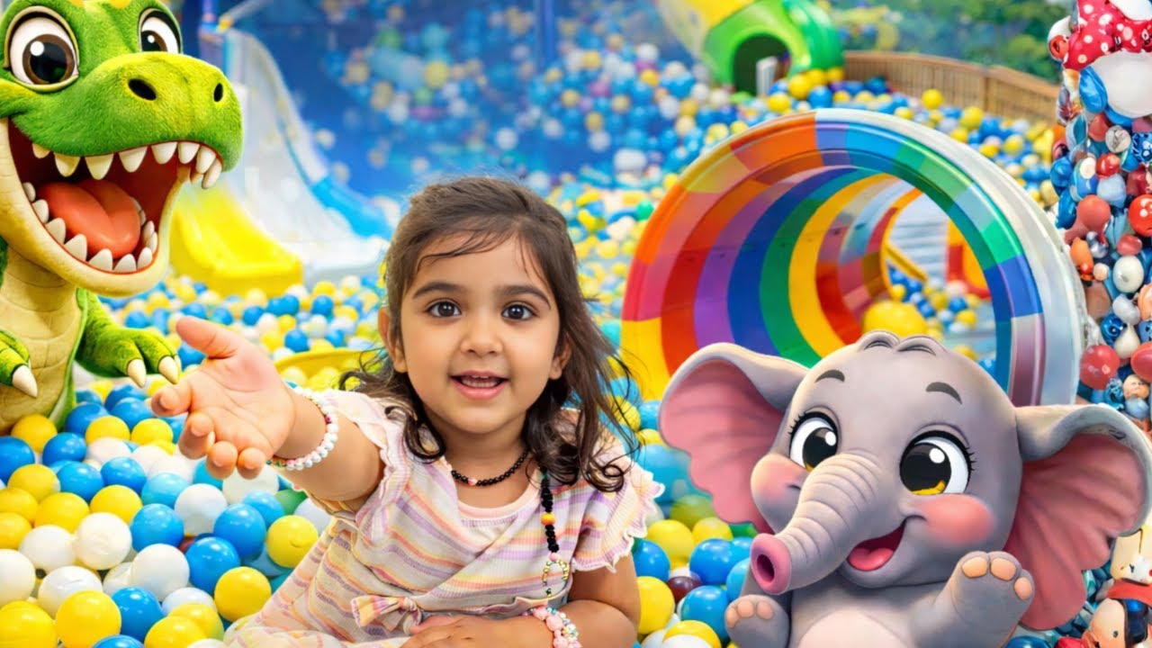 A Big Play Day! Alishay at KVC Play & Wonder6 Playground -Toddler Adventure Fun”