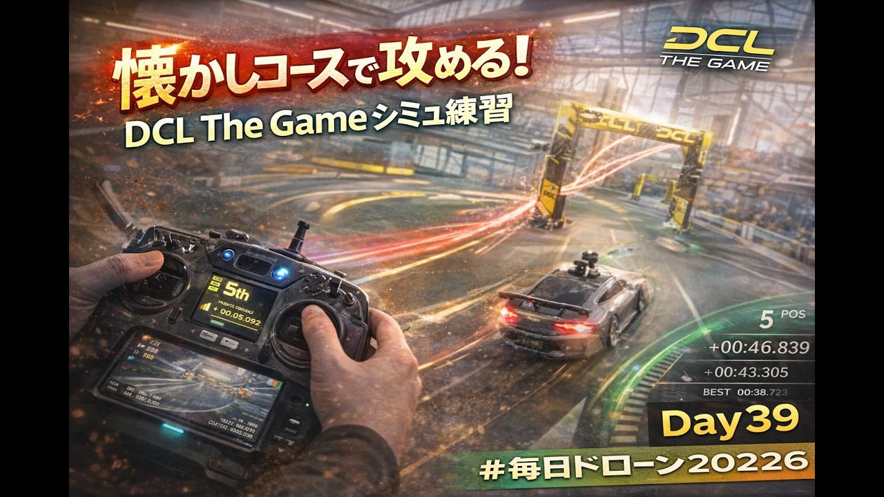 【2026/02/08】DCLthegame Drone Race Practice | #MADX #毎日ドローン2026 Day 39 of 365