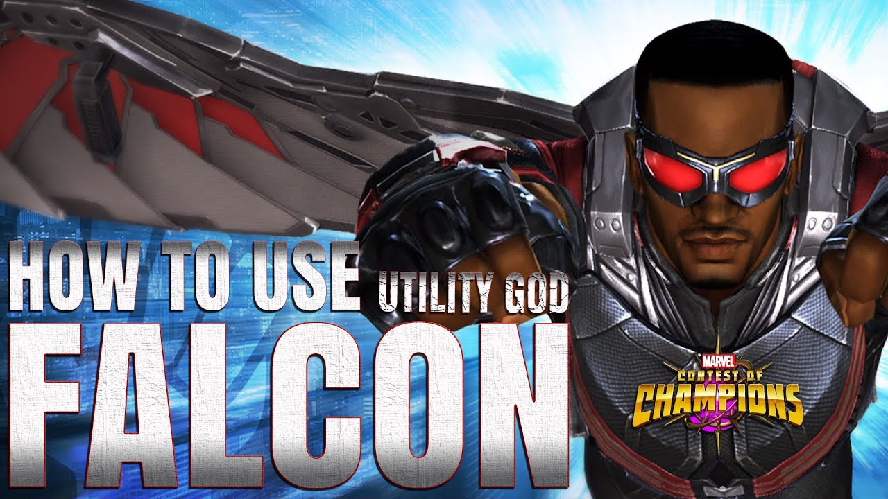 How To Use FALCON Easily | Utility God - RedWing's Lock On is Insane | Marvel Contest Of Champions