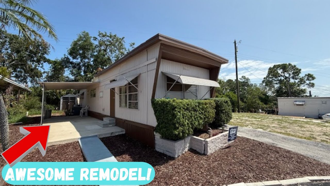UNDER 40K! Fully Renovated Mobile Home for Sale on Lake Tarpon  in Tarpon Springs Florida