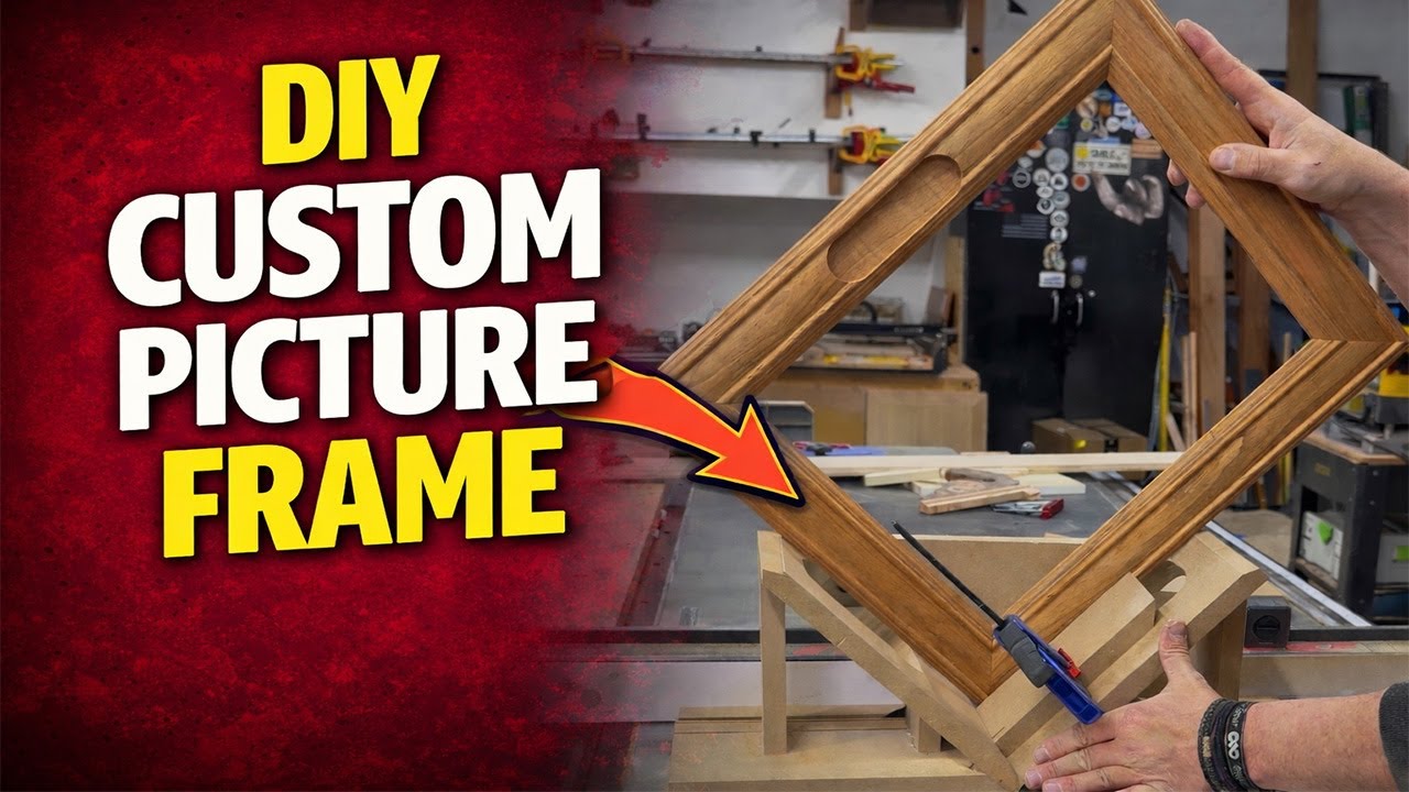 Making a Custom Picture Frame for a Forgotten Portrait