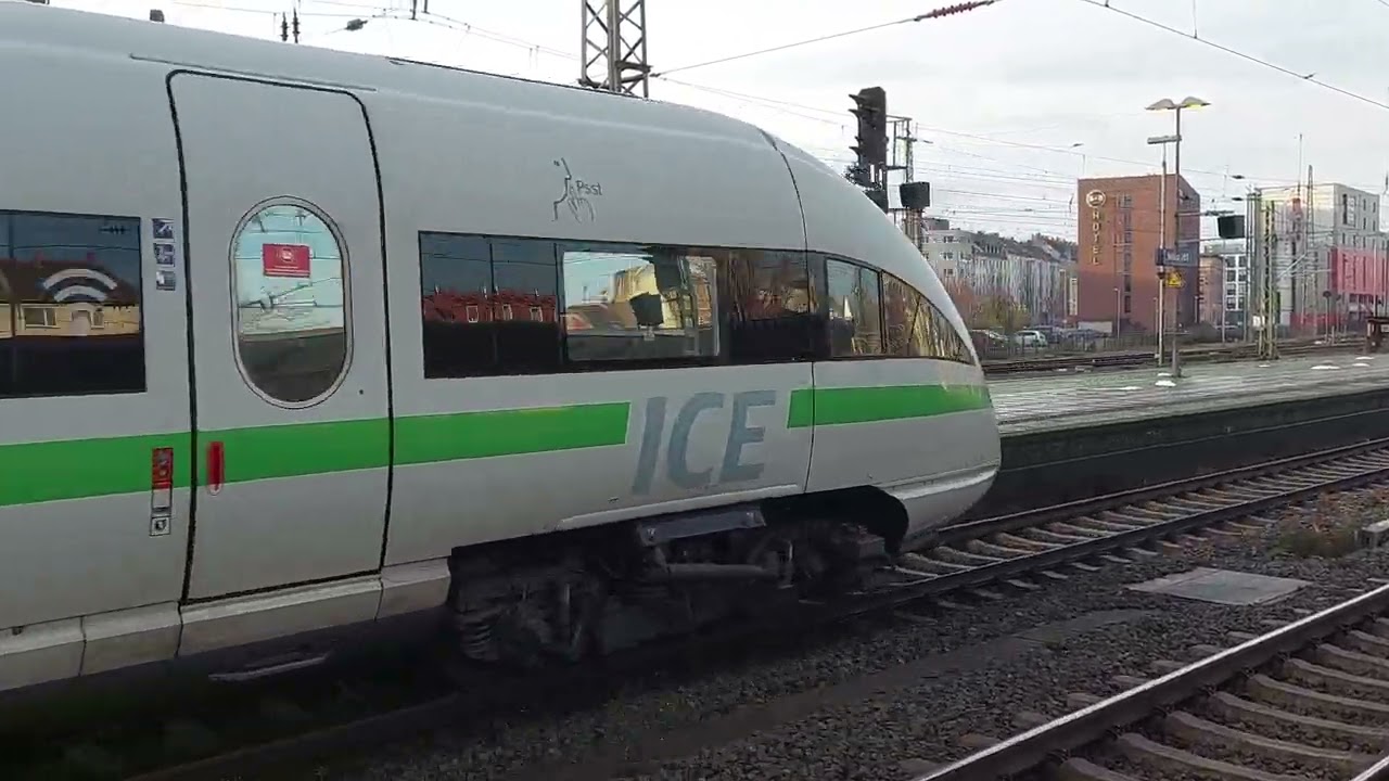 Ankunft ICE T als ICE 1653 nach Dresden Hbf am Mainzer Hbf