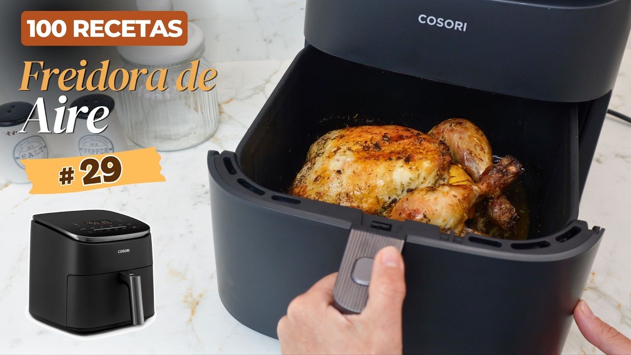 🍗✨ Pollo Asado Perfecto en Freidora de Aire: La Receta que Debes Probar 🤤 @Cosori TurboBlaze