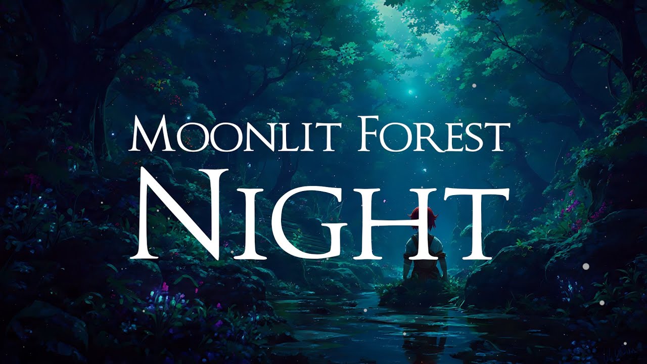 Moonlit Forest Journey | Medieval Fantasy Ambient Music for Relaxation