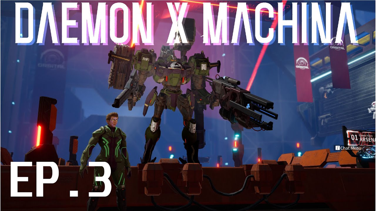 Daemon X Machina - Gameplay Walkthrough  Ep.3 Main missions | No Commerntery |