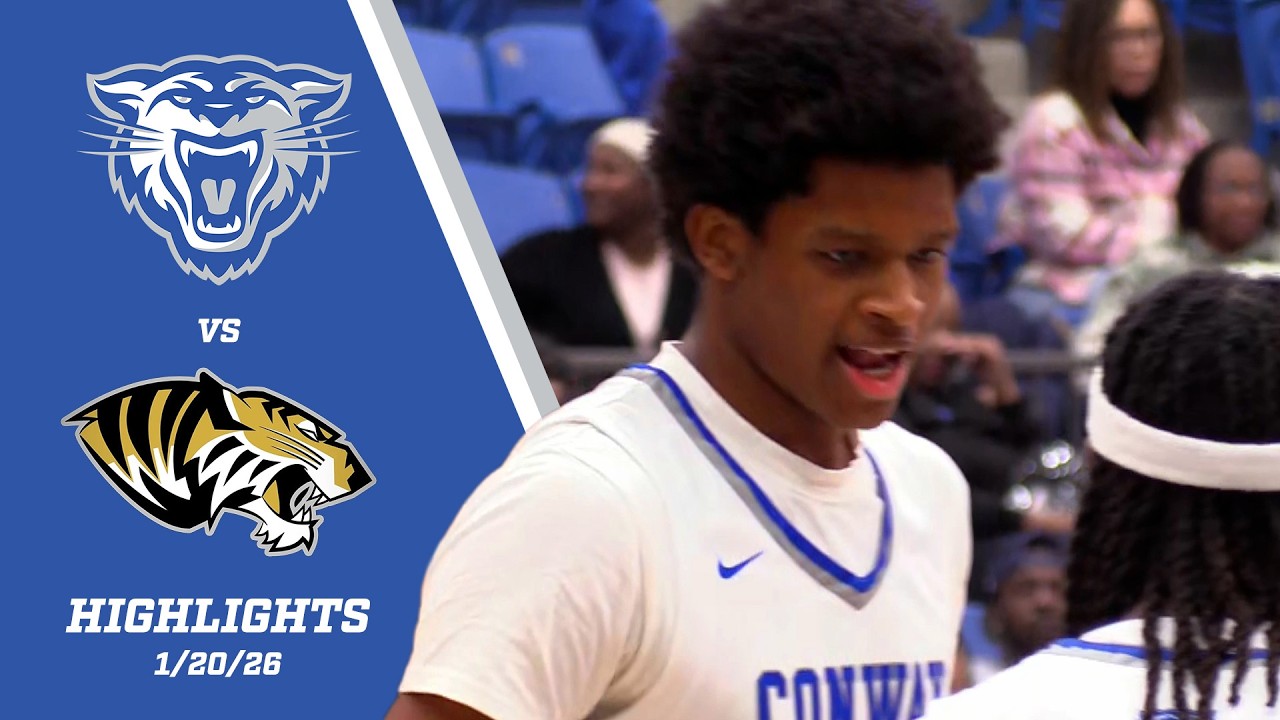 Conway Wampus Cats Basketball vs Central Tigers Highlights | January 20, 2026