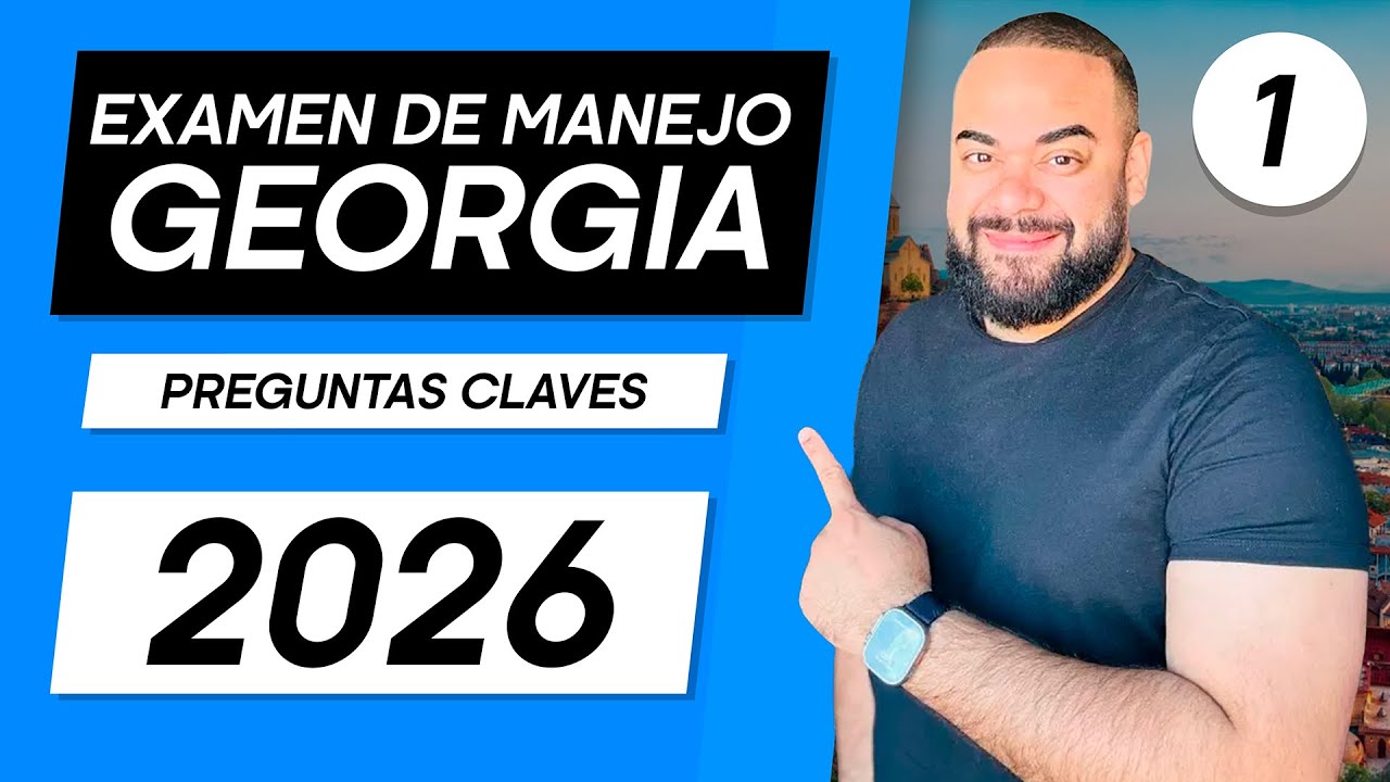 EXAMEN TEÓRICO DE MANEJO GEORGIA 2026 | Aprobarás con estas preguntas 🚗📚