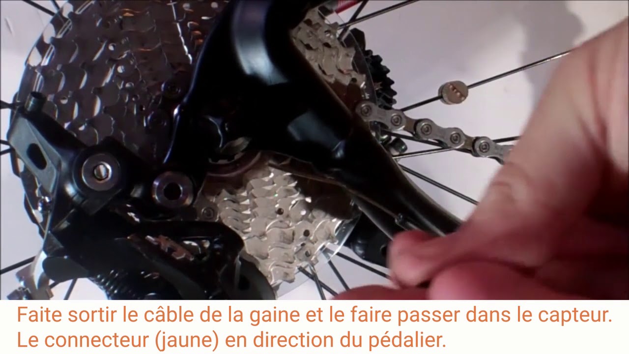 Installation du capteur de changment de vitesse bafang.
