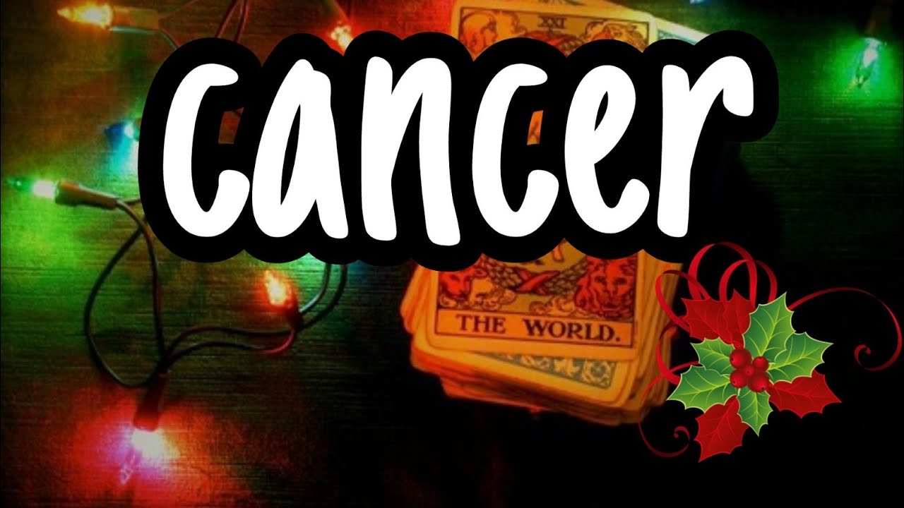 Cancer weekly love reading Dec15th -21st 2019.. The Secret is out so act SURPRISE!!
