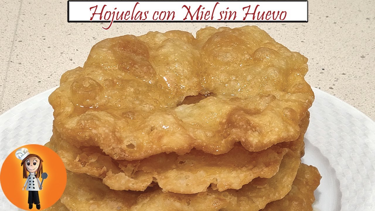 Hojuelas con Miel receta fácil sin huevo | Receta de Cocina en Familia