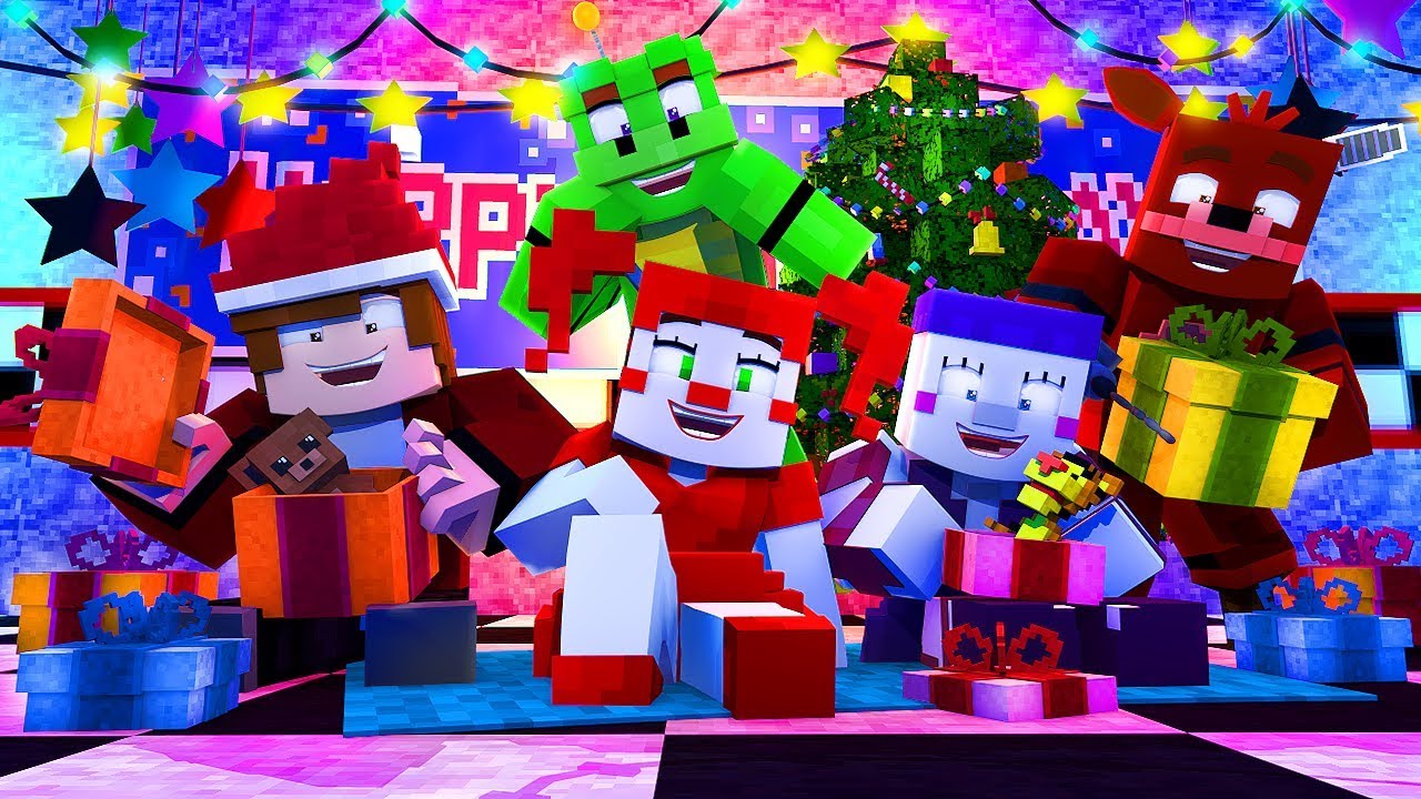 Minecraft FNAF 6 Pizzeria Simulator - MERRY CHRISTMAS! (Minecraft Roleplay)