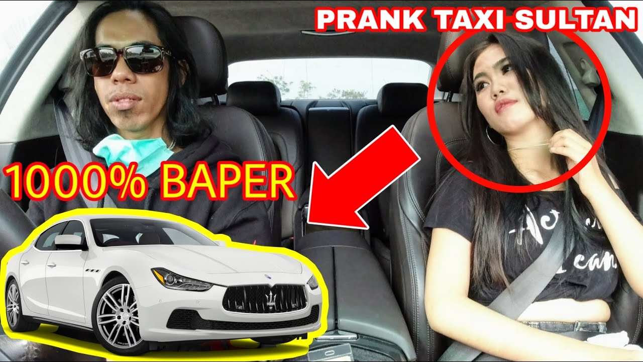PRANK TAXI ONLINE MASERATI MOBIL 2 MILYAR❗