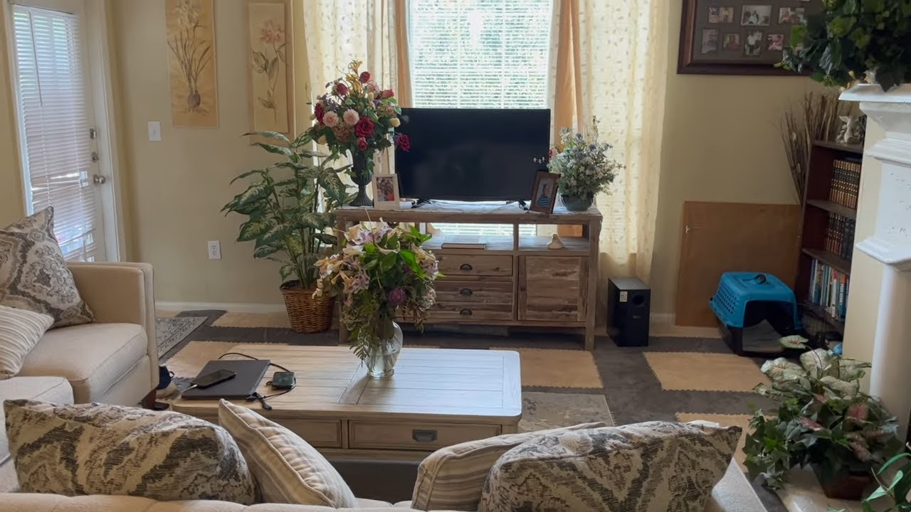 Home Transformation Using Puzzle Carpet Mats part 2 (Beautiful Home)