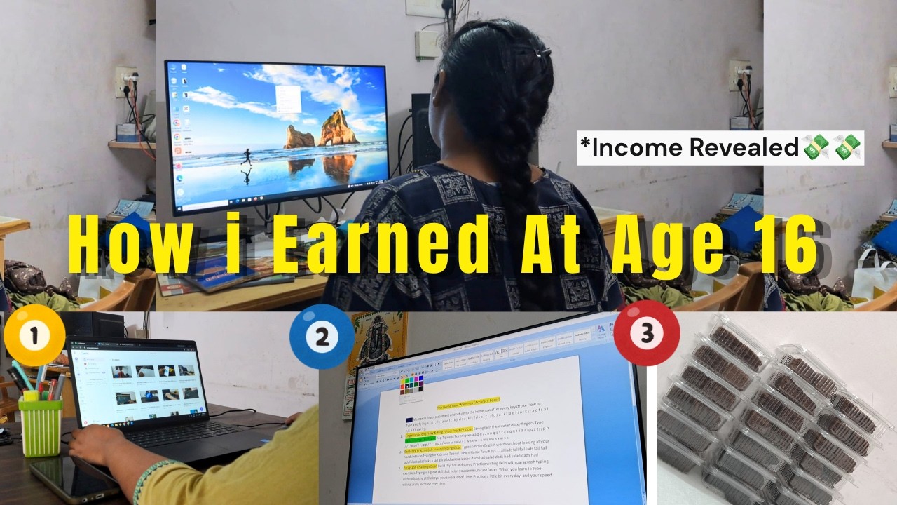 I Paid my SCHOOL FEES at age 16❤️ | My 3 Income Streams💸#video #tamilvlog #wfhvlog #incomestreams