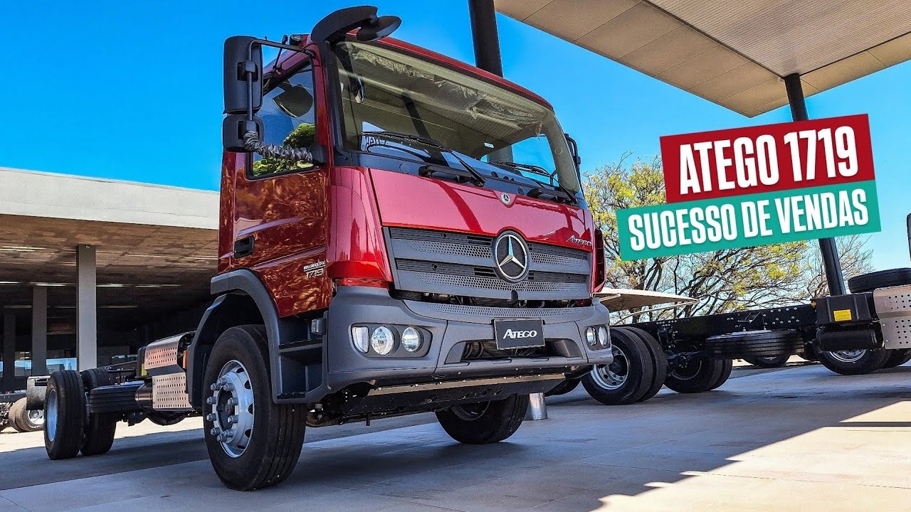 MB Atego 1719 - Semipesado sucesso de vendas em detalhes | Ficha Técnica 