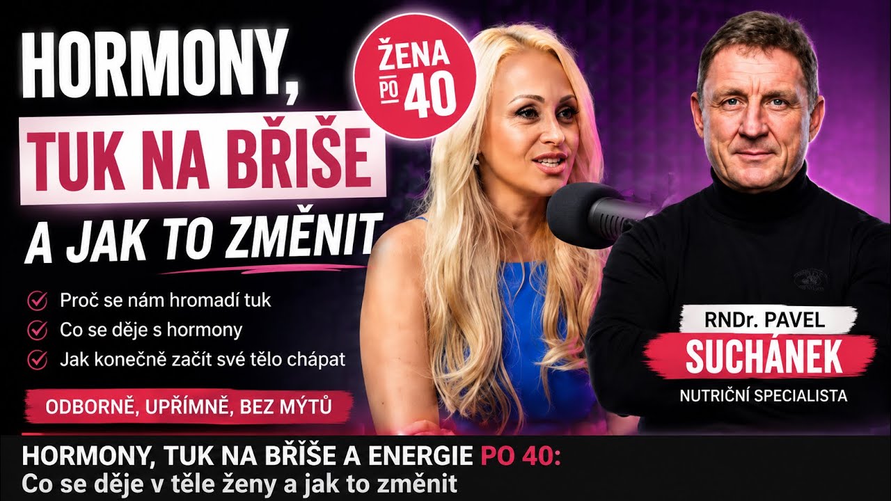 RNDr. Pavel Suchánek - Žena po 40: Hormony, tuk na břiše a jak to změnit