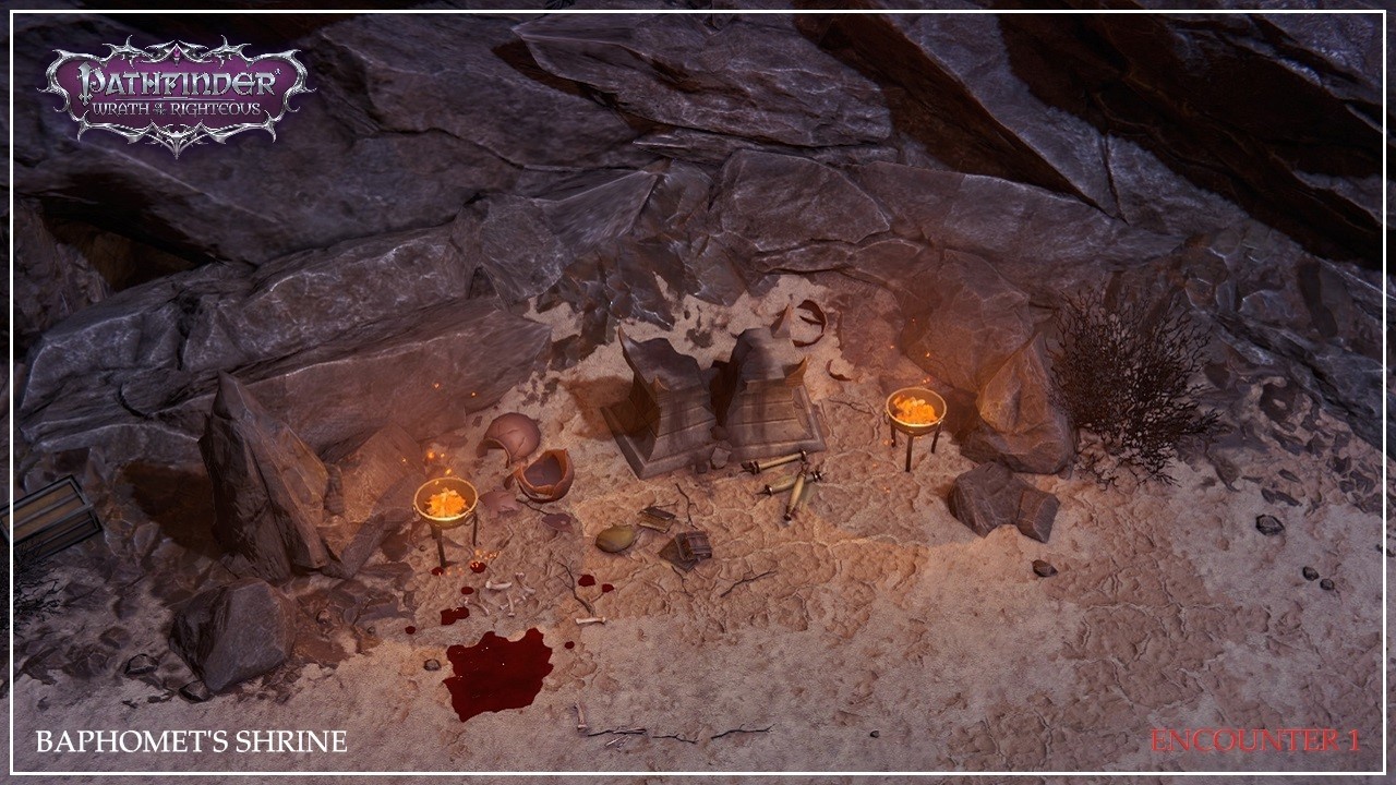Pathfinder Wrath Of The Righteous - Unfair - Baphomet's Shrine - Encounter 1