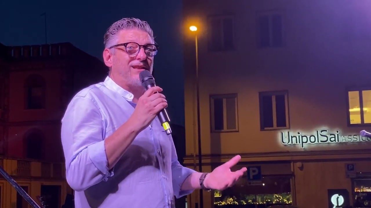 Edoardo Gaffeo discorso per la conclusione della campagna elettorale