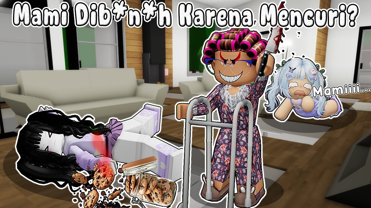 MAMI @BI_MARBI DIB*NUH GRANDMA KARENA MENCURI COOKIESNYA || STEAL A COOKIES 🏡 ROBLOX INDONESIA
