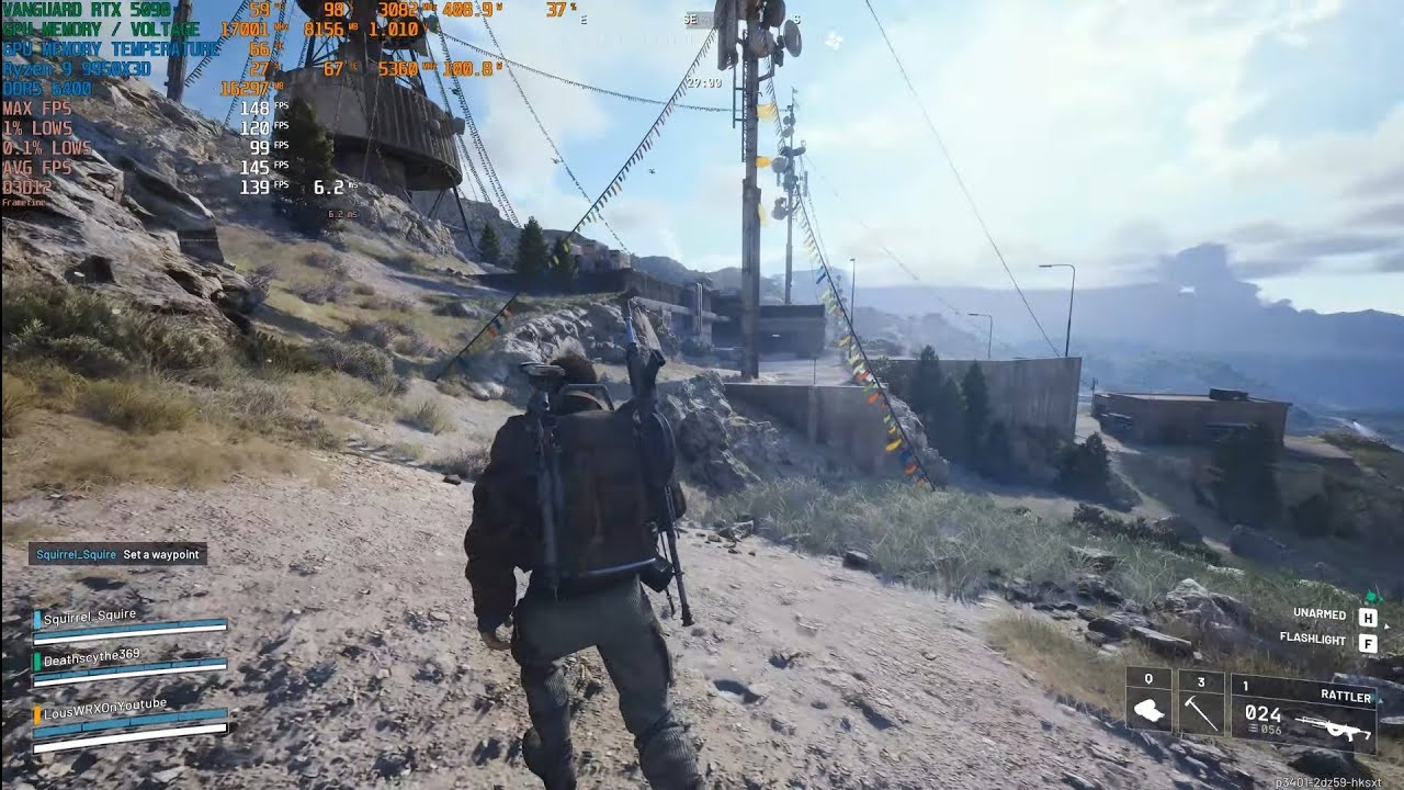 ARC Raiders 4K DLSS Vanguard RTX 5090 AMD Ryzen 9 9950X3D Cinematic Performance Benchmark